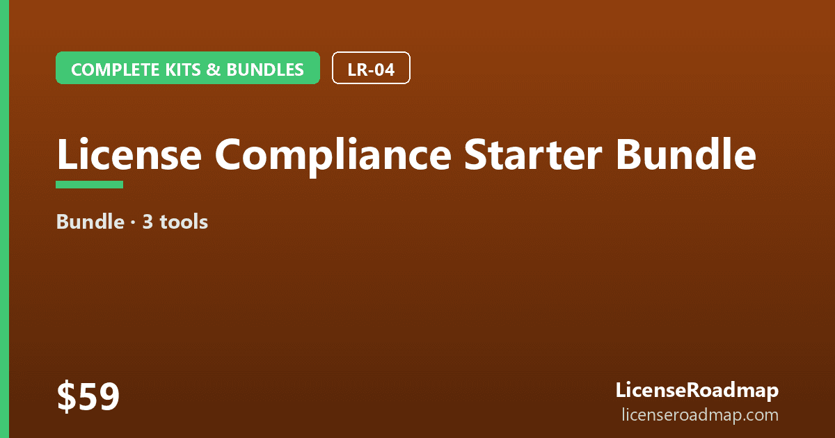 License Compliance Starter Bundle